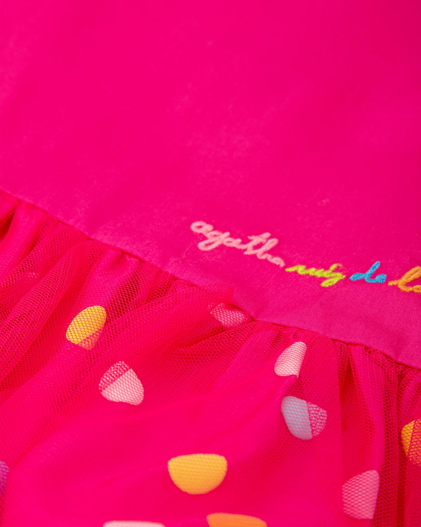 AGATHA RUIZ DE LA PRADA BABY VESTIDO FUCSIA CONFETI NIÑA