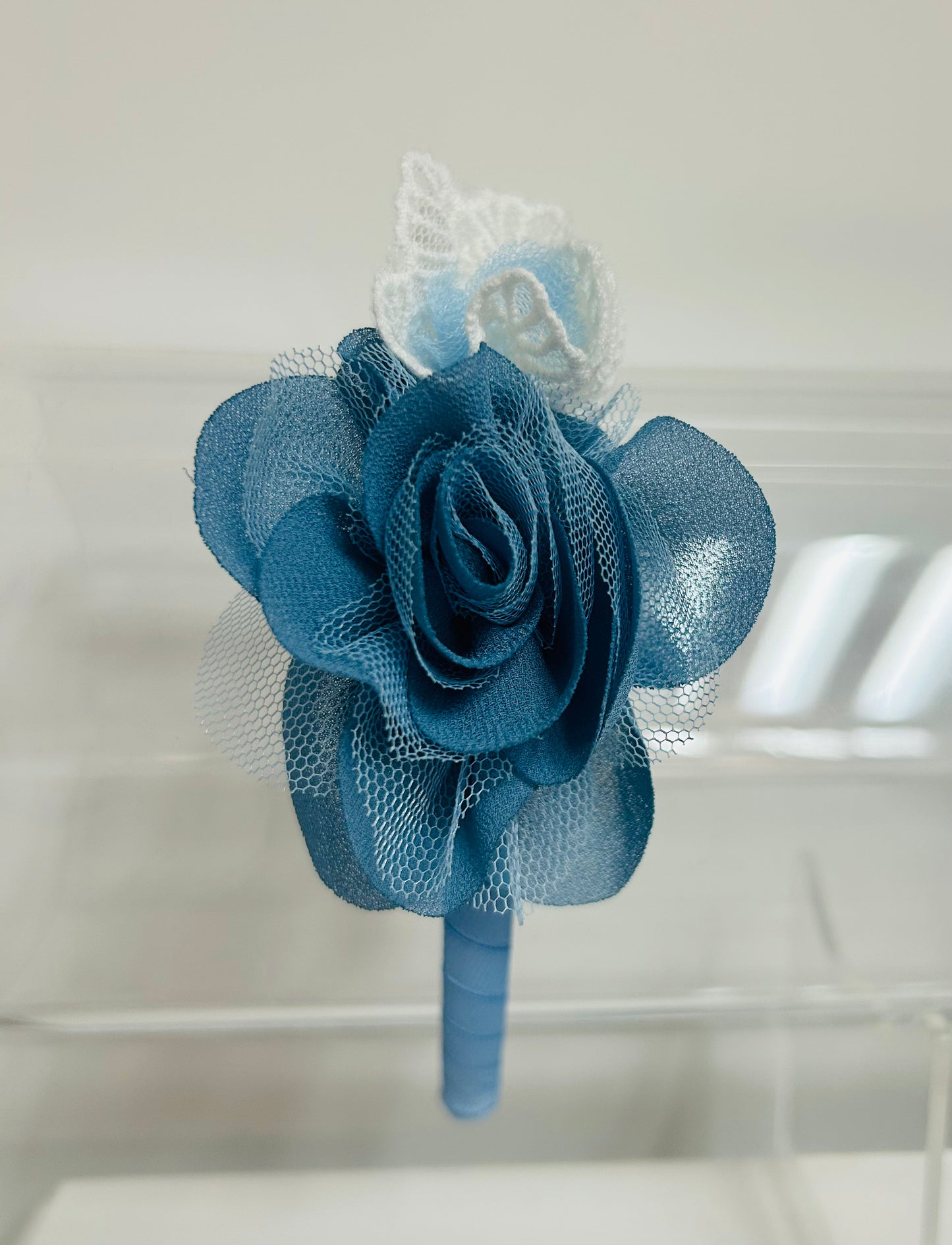 Tutto Piccolo Ceramic Tulle Flowers Headband