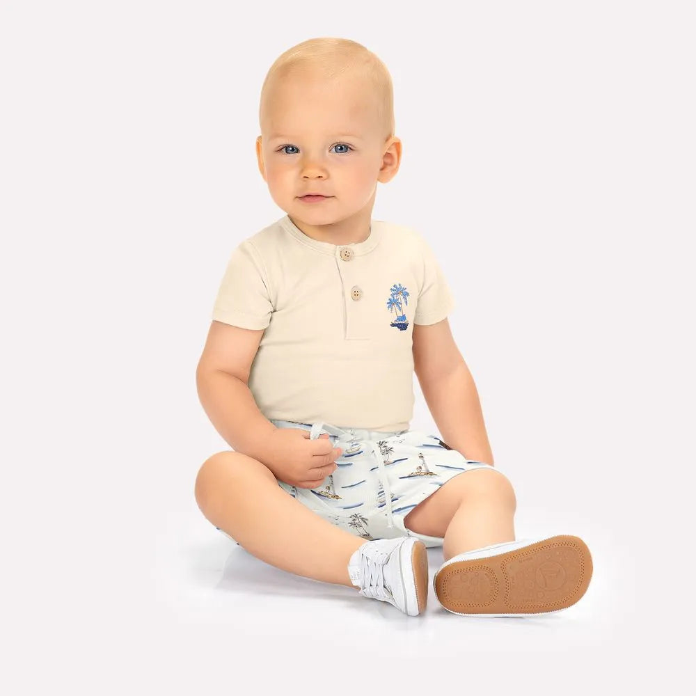 Milon Conjunto Bebé Niño Bordado Velero