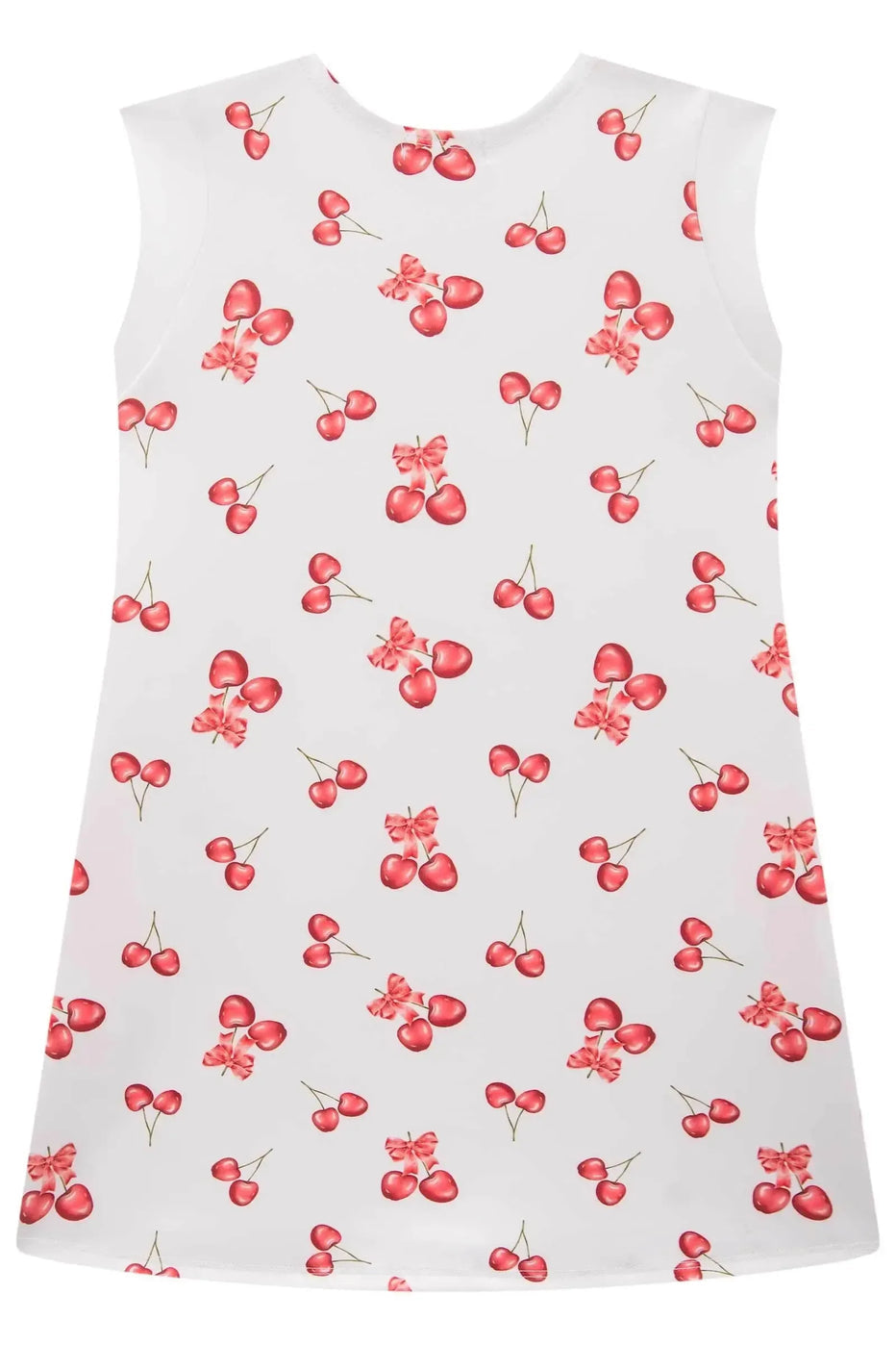 Infanti Vestido Niña Blanco Gatos Cherry