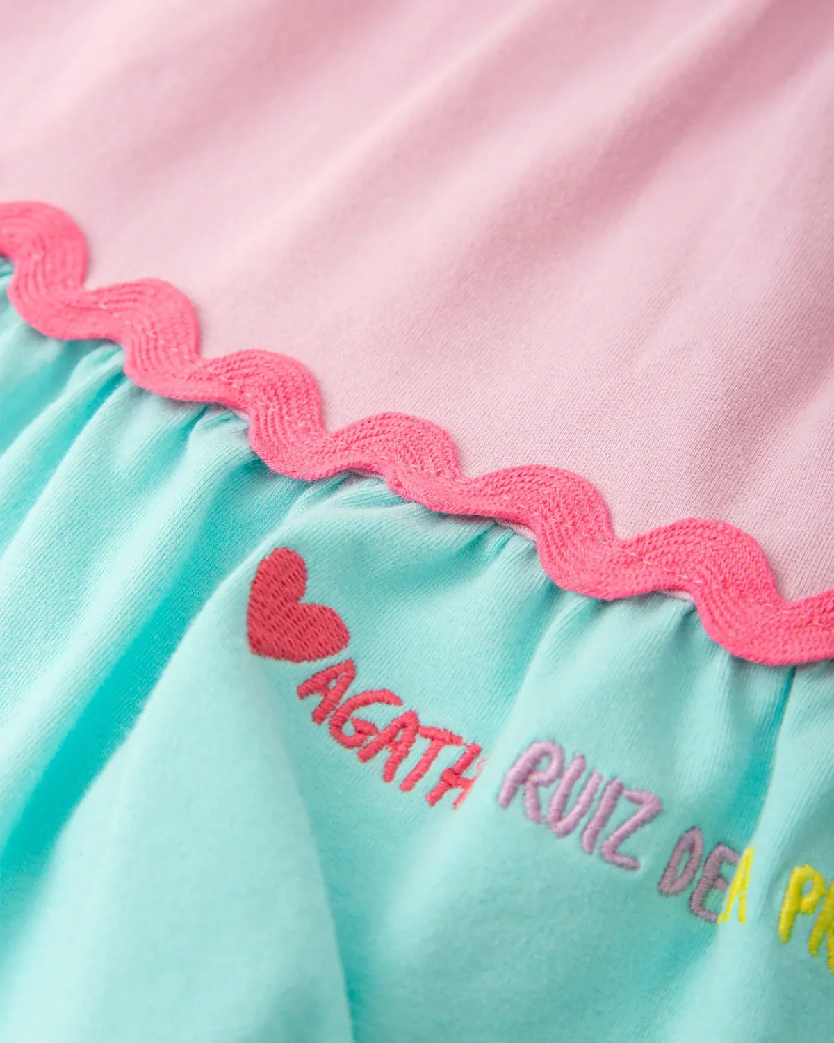Agatha Ruiz De La Prada Vestido Niña Tirante Rayas Horizontales
