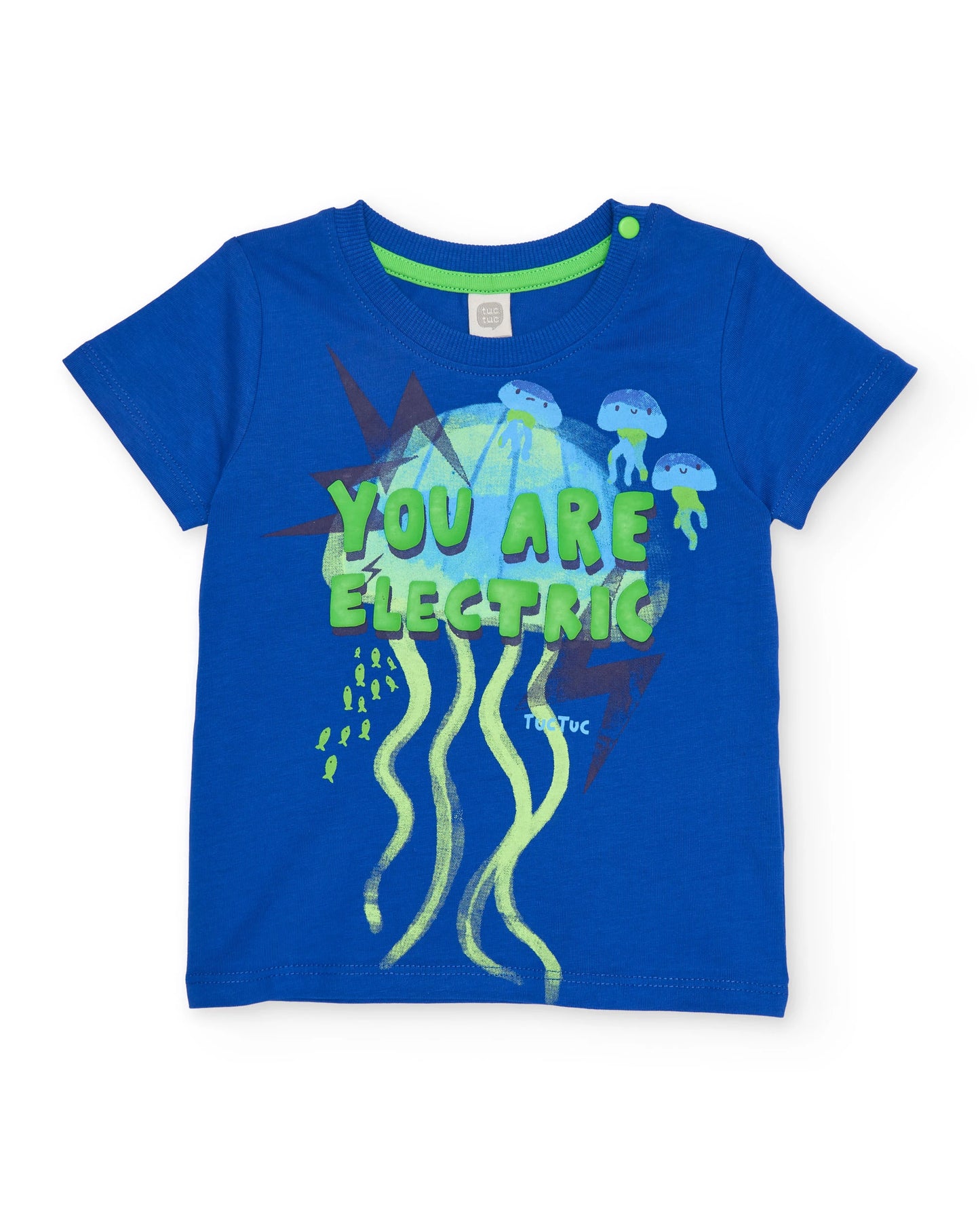TucTuc Camiseta Y Bermuda de Punto Marino Medusa