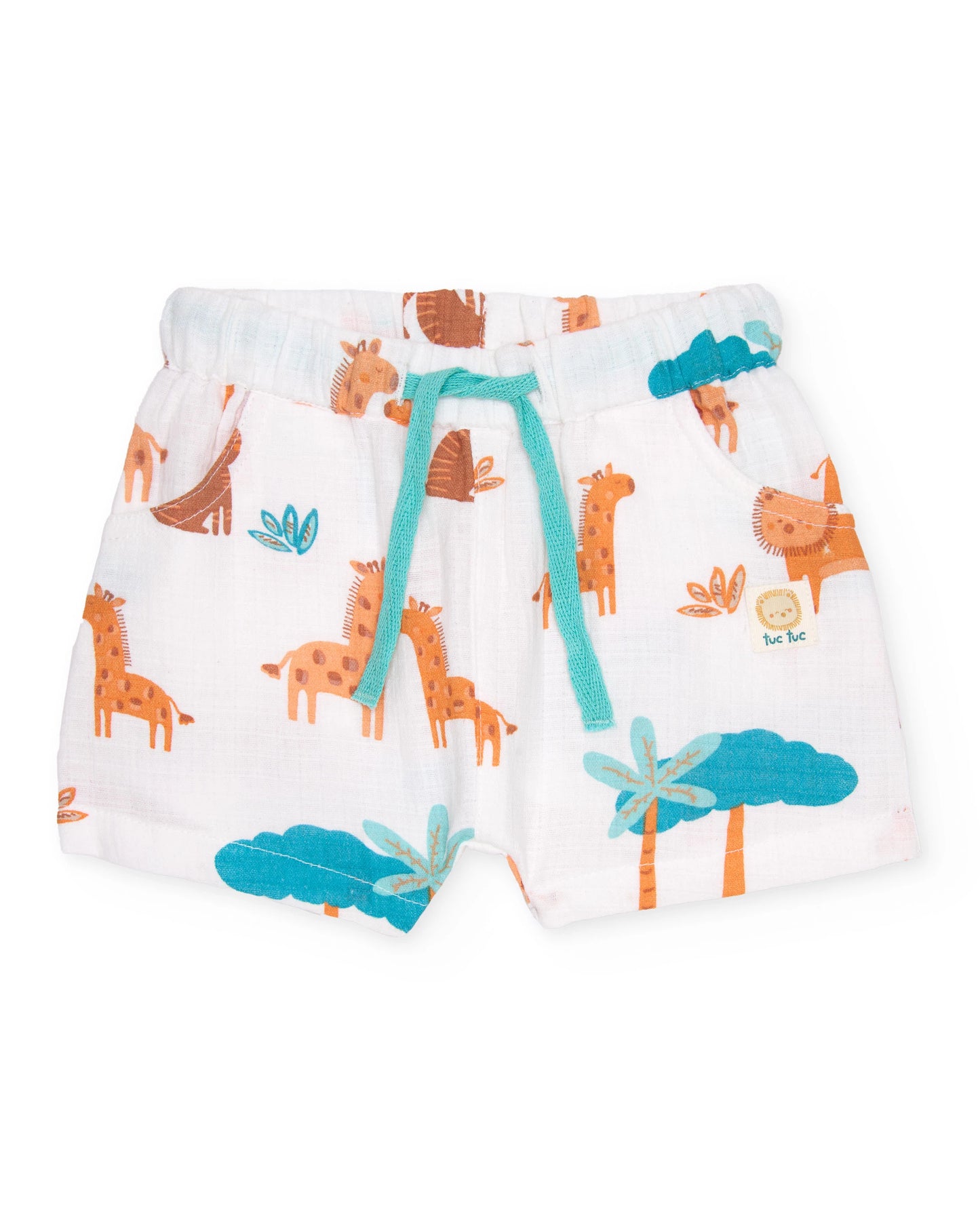 TucTuc Conjunto de recién nacido de punto y estampado león