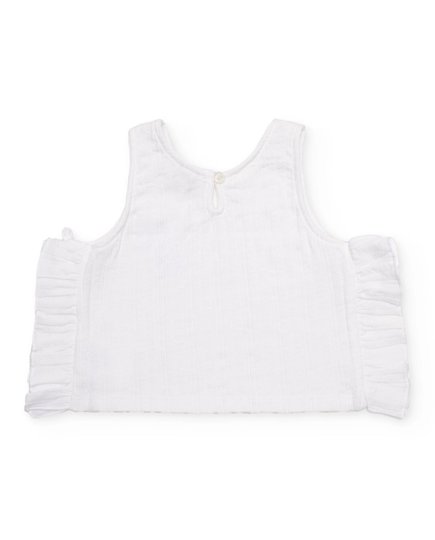 TucTuc Conjunto Niña Falda plana con doble volante