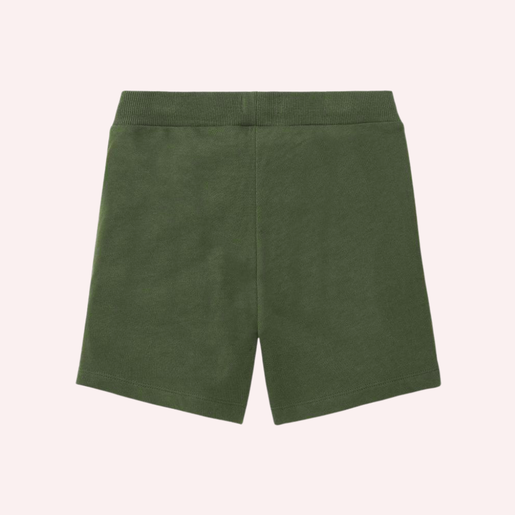 TucTuc NK My Plan To Escape Yellow Knit T-Shirt and Olive Bermudas