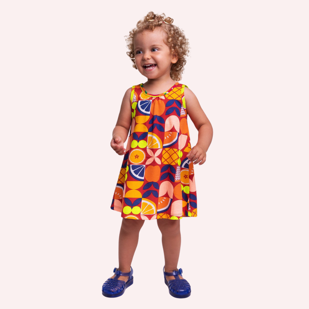 Kyly Tropical Fruits Dress