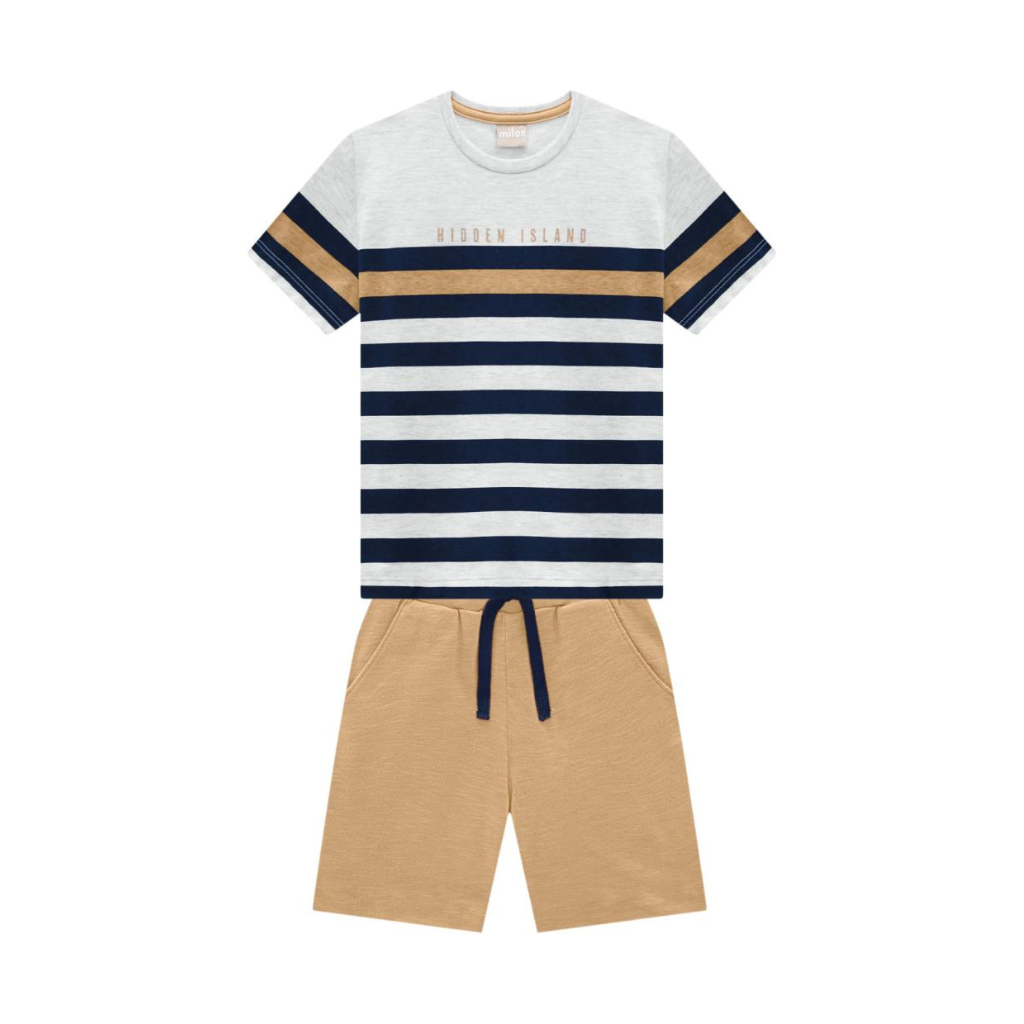Milon Hidden Island Graphic T-Shirt and Shorts