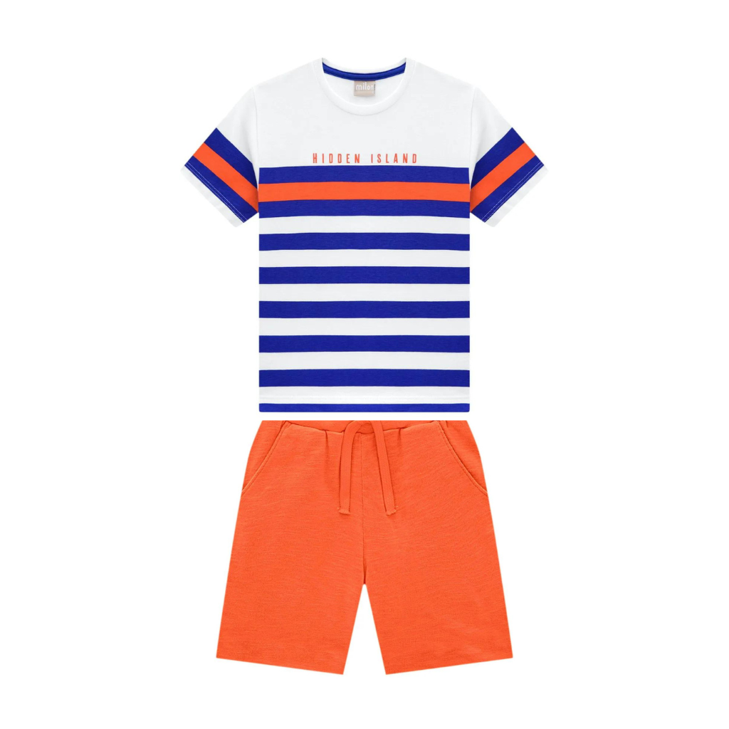 Milon Hidden Island Graphic T-Shirt and Shorts