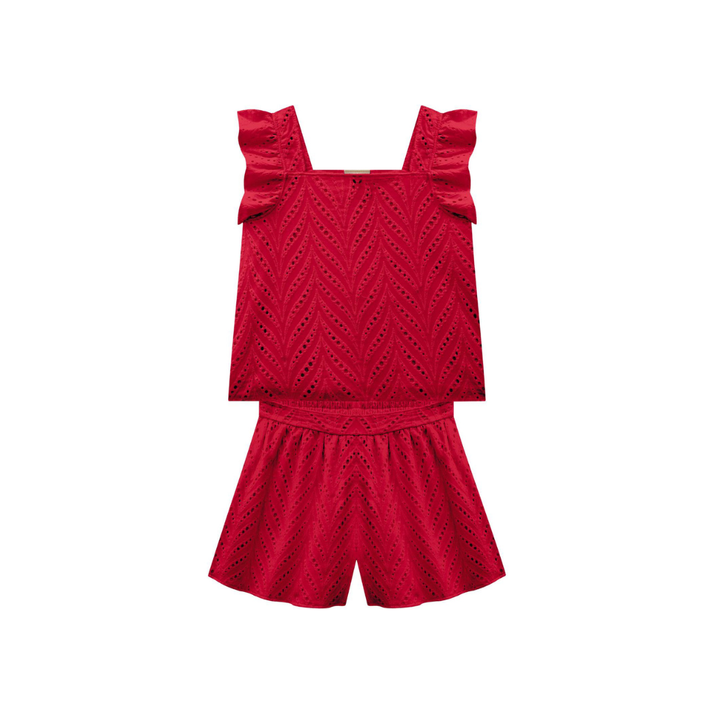Milon Laise Top and Shorts Set