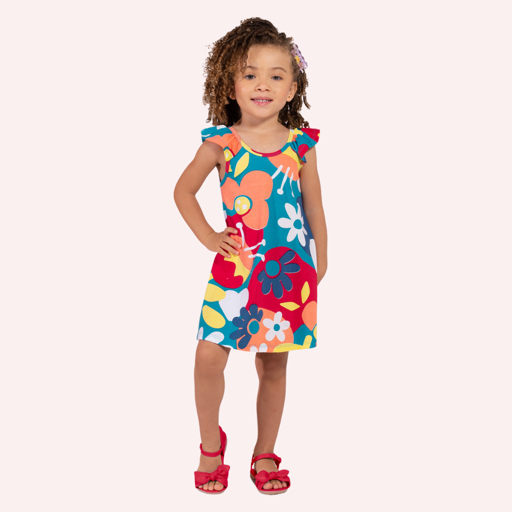 Nanai Printed Flowers Dress