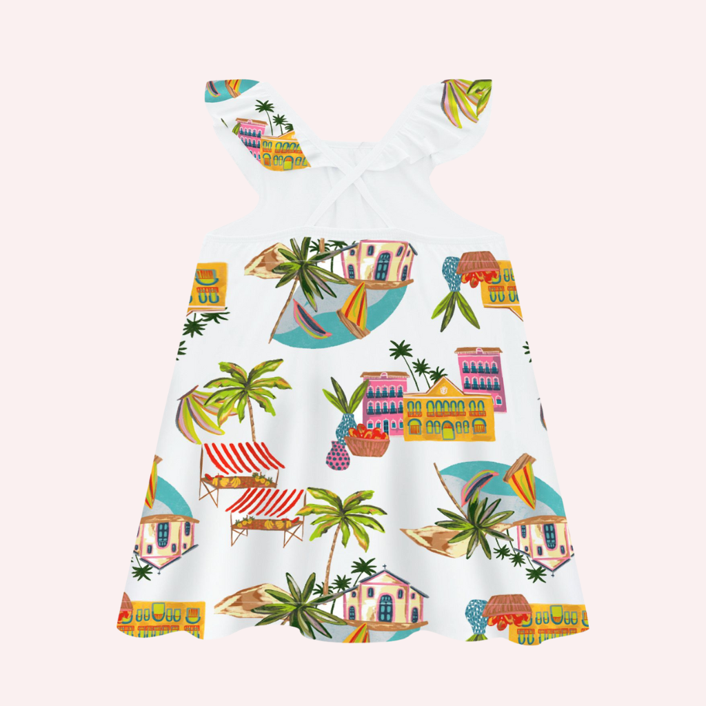 Nanai Tropical Paradise Sleeveless Dress
