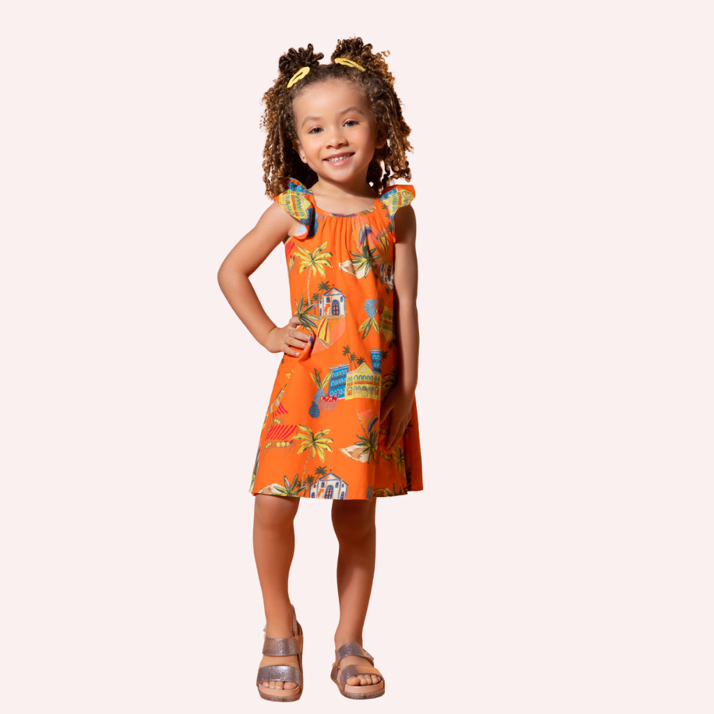 Nanai Tropical Paradise Sleeveless Dress