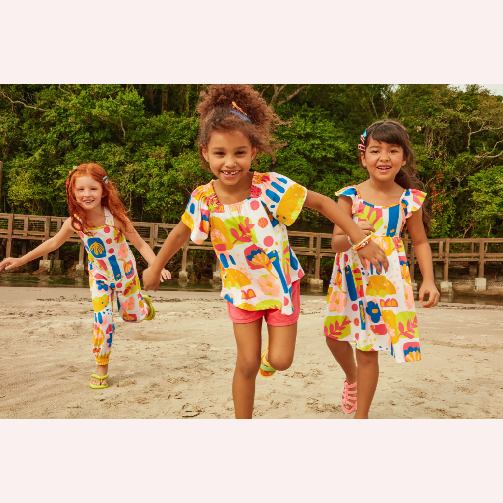 Nanai White Sleeveless Romper with Floral Prints