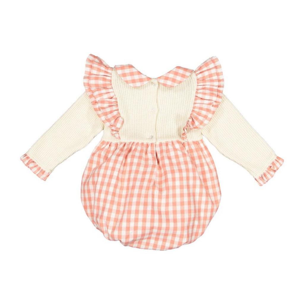Sal & Pimenta Rosy Gingham Romper