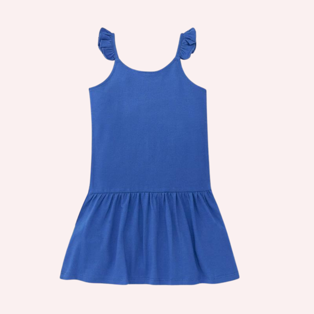 TucTuc Acid Bloom Blue Knitted Dress