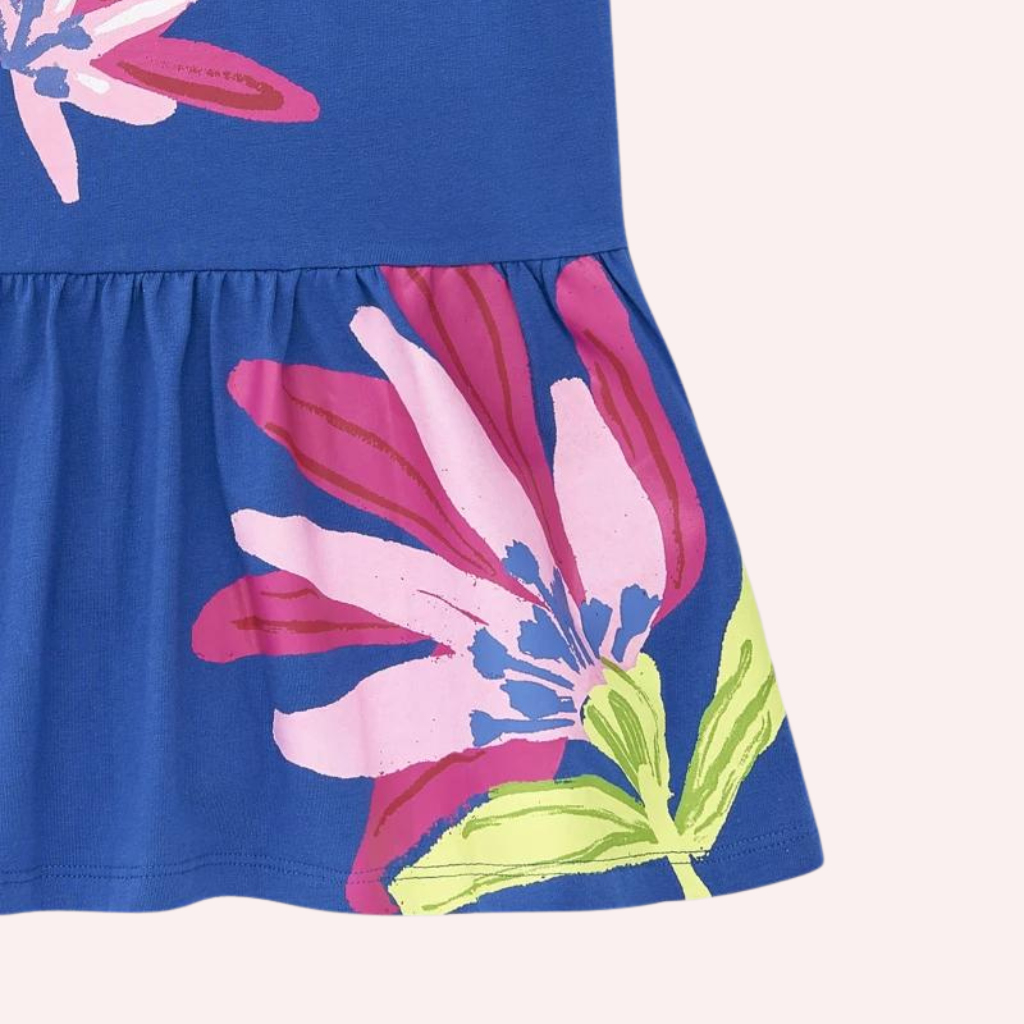 TucTuc Acid Bloom Blue Knitted Dress