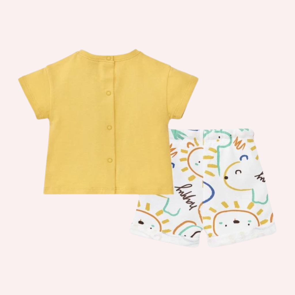 TucTuc Animal Life Yellow Knit Set