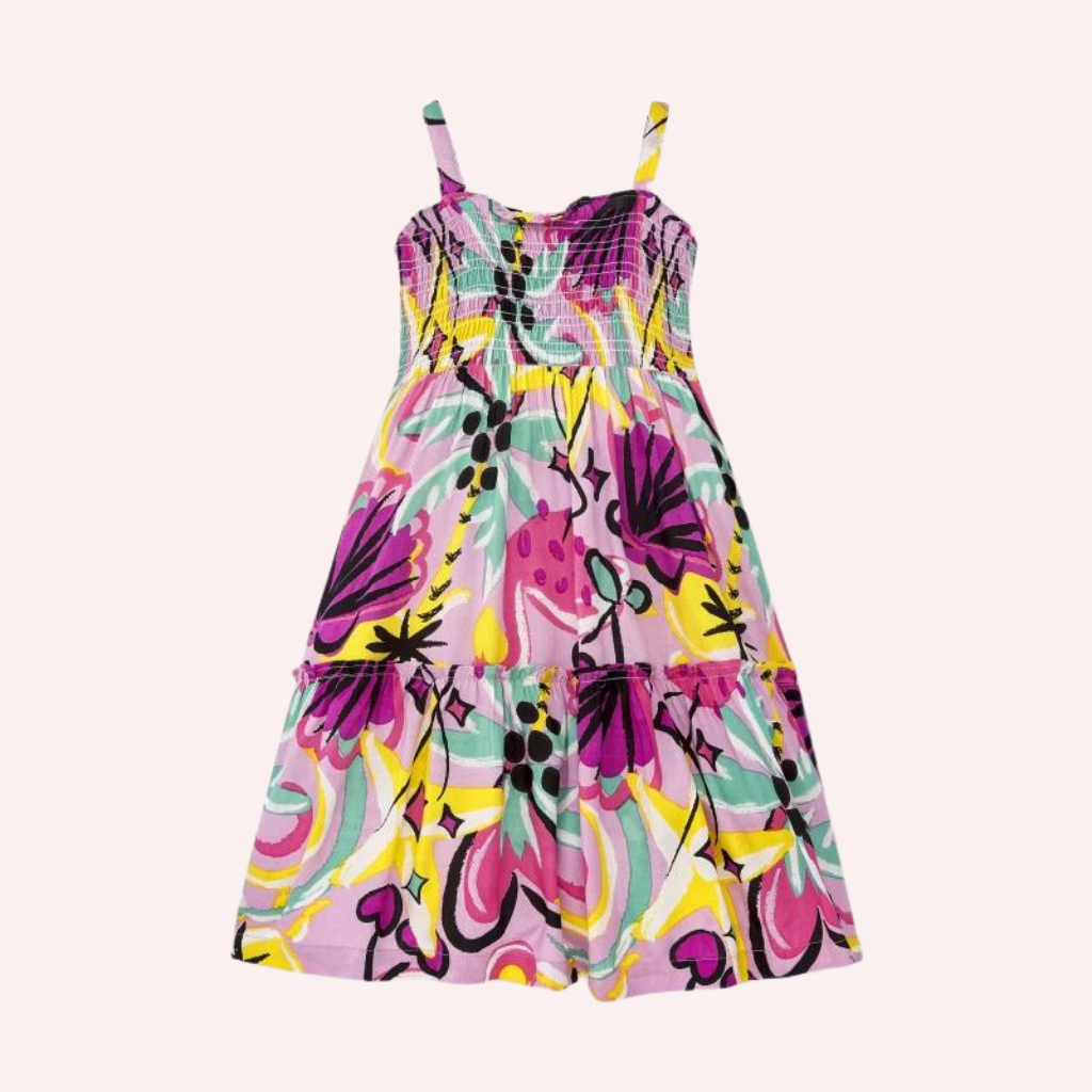 TucTuc Flamingo Mood Lilac Poplin Dress