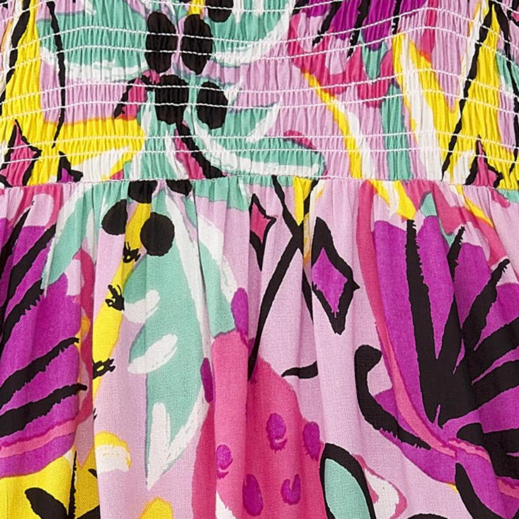 TucTuc Flamingo Mood Lilac Poplin Dress