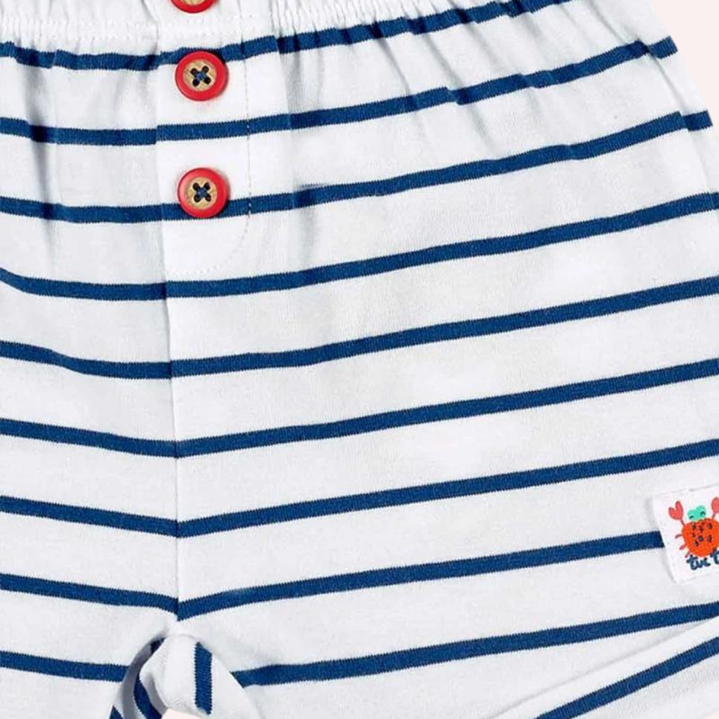 TucTuc Frutti White Knit Set for Boys