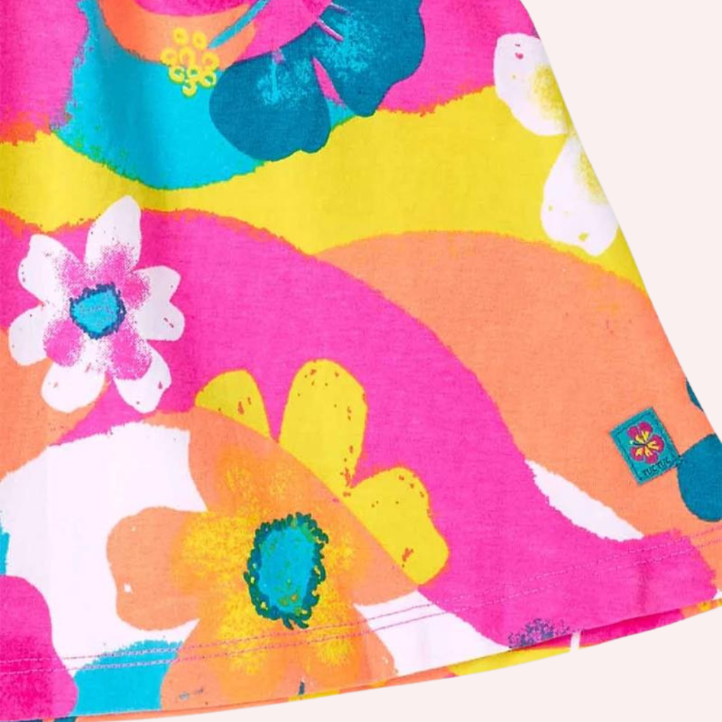 TucTuc Laguna Beach Fuchsia Knit Dress