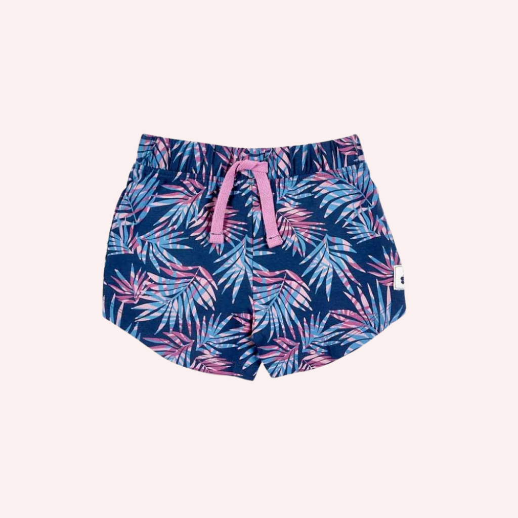 TucTuc NK California Chill Short Navy Knit T-Shirt and Printed Navy Knit Shorts