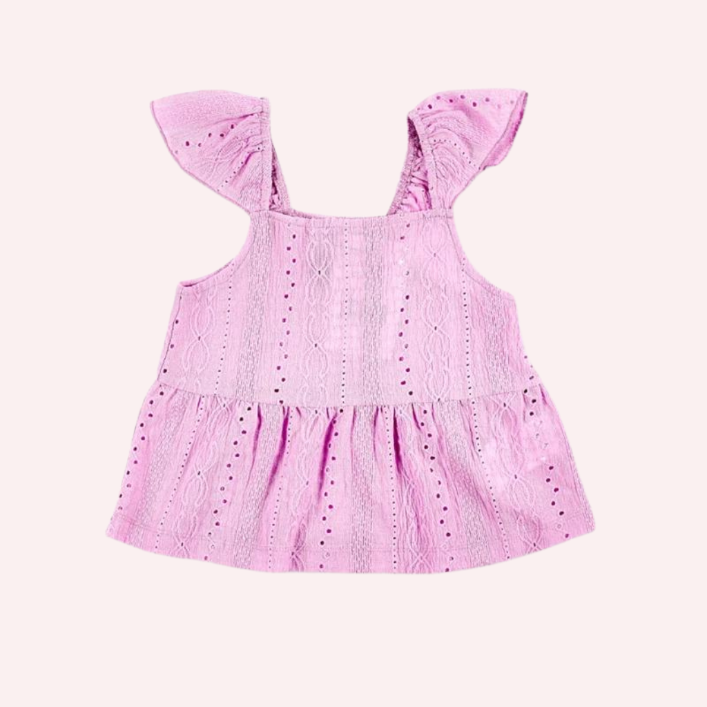 TucTuc NK Carnet De Voyage Pink Knit Top and Pants Set