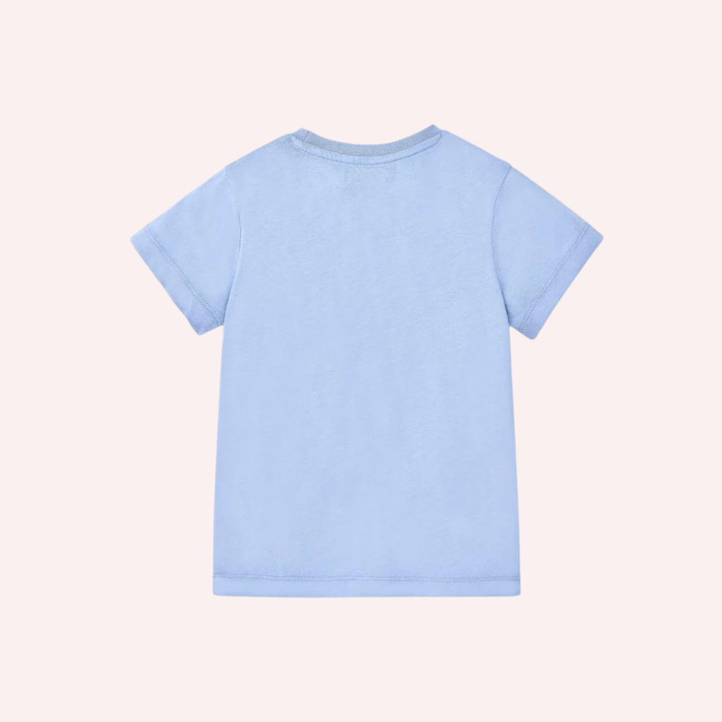 TucTuc NK Skating World Light Blue Knitted T-Shirt and Blue Knit Shorts