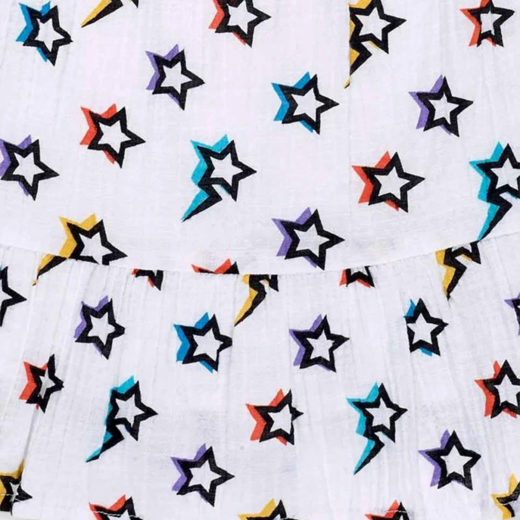TucTuc NK Summer Vibes White Knit Drerss