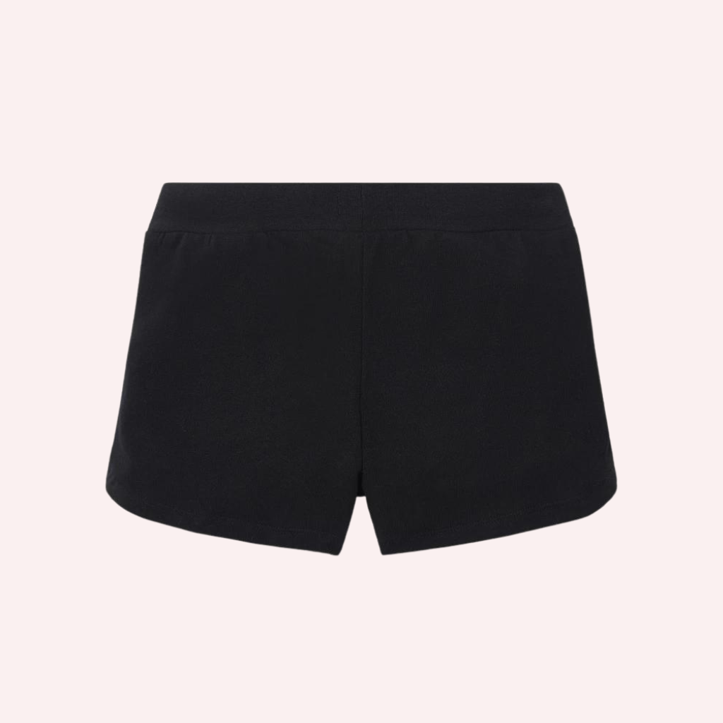 TucTuc NK Summer Vibes White Knit Top and Black Knit Shorts