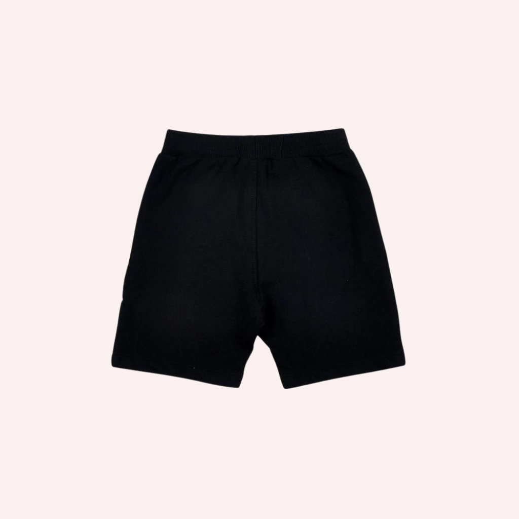 TucTuc NK Urban Attitude Graffiti White Knit T-Shirt and Black Knit Bermudas