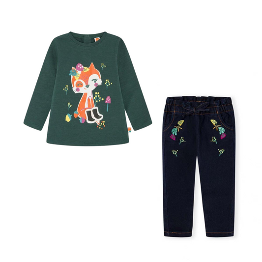 TucTuc Natural Grown Set Camisa Manga Larga Fox y Mahón