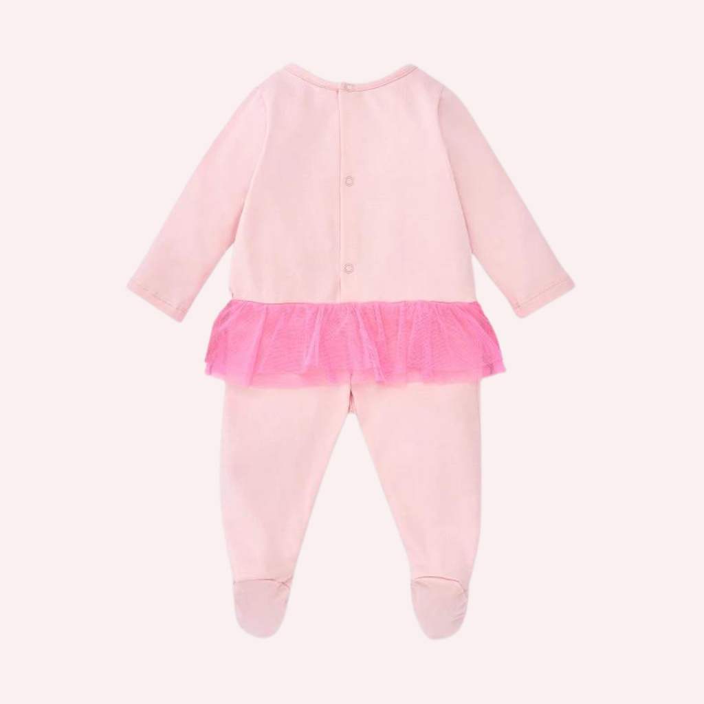TucTuc Over The Rainbow Pink Knitted Romper