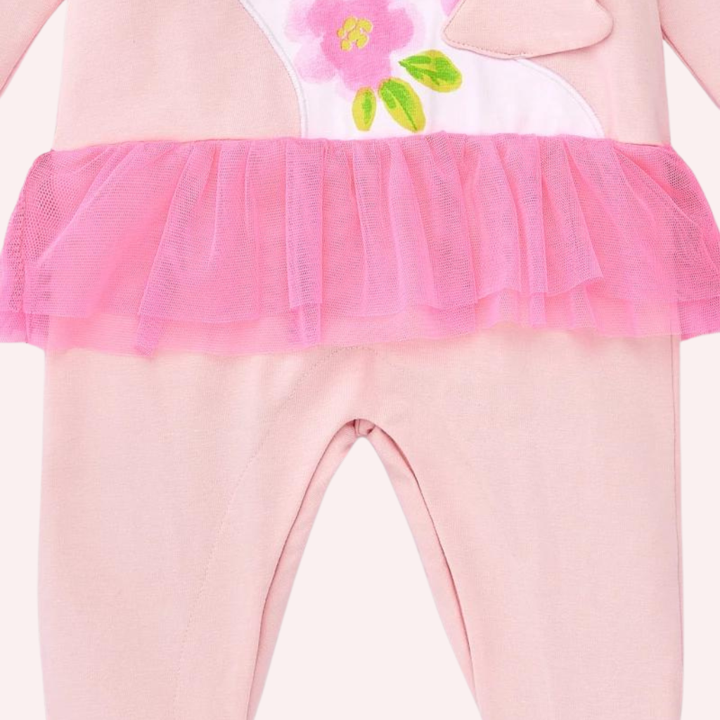 TucTuc Over The Rainbow Pink Knitted Romper