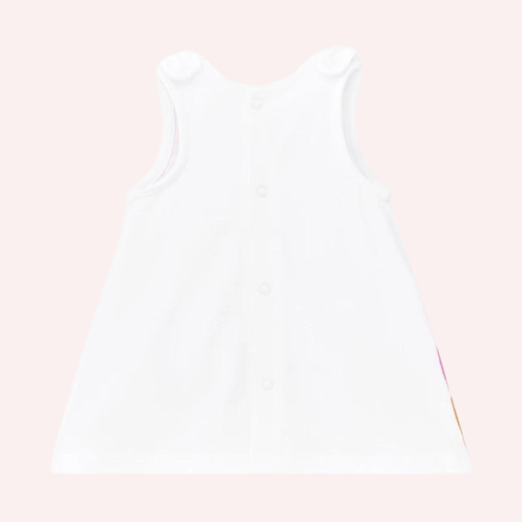 TucTuc Over The Rainbow White Knit Dress