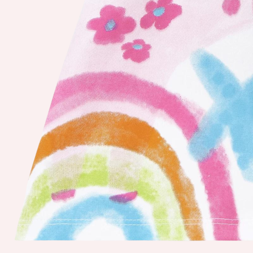 TucTuc Over The Rainbow White Knit Dress