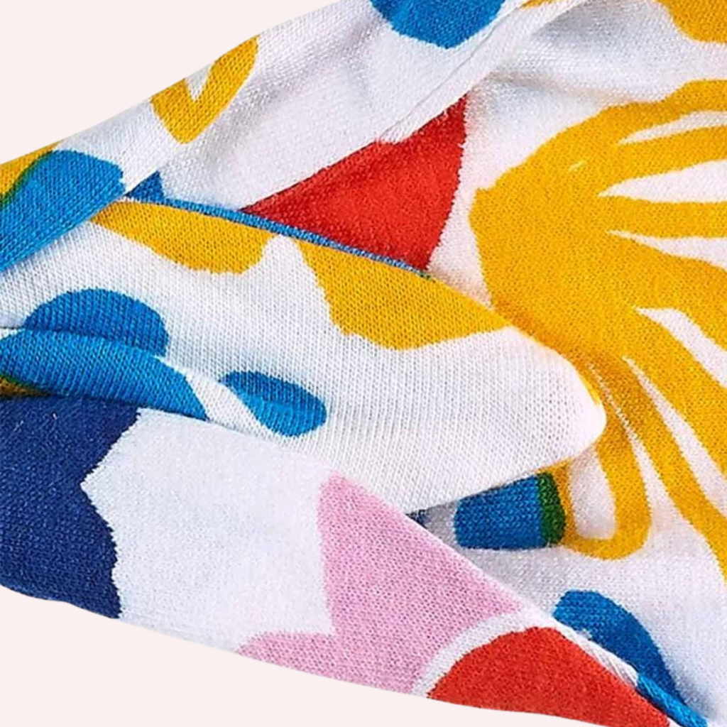 TucTuc Salty Air White Knitted Headband