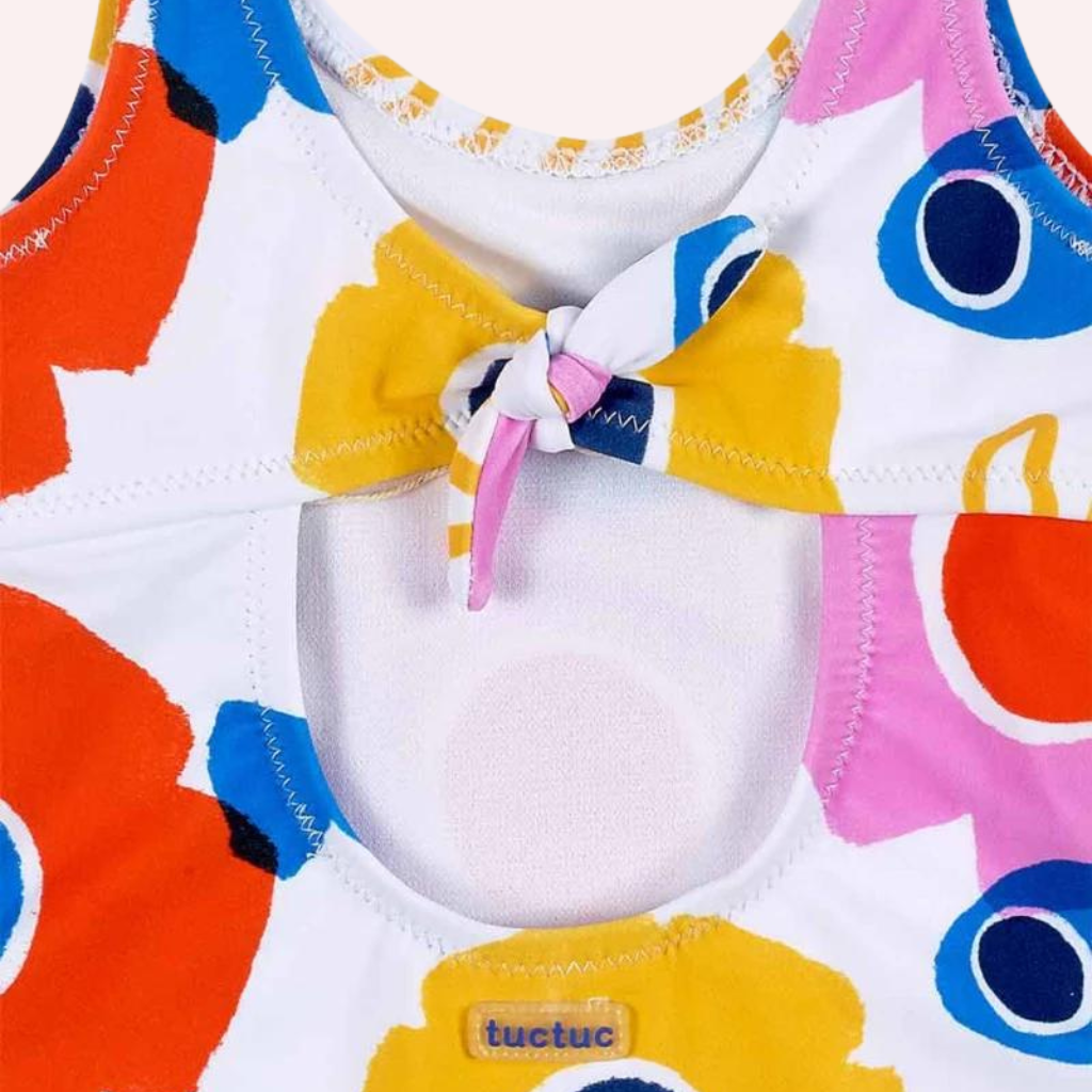 TucTuc Salty Air White Swimsuit