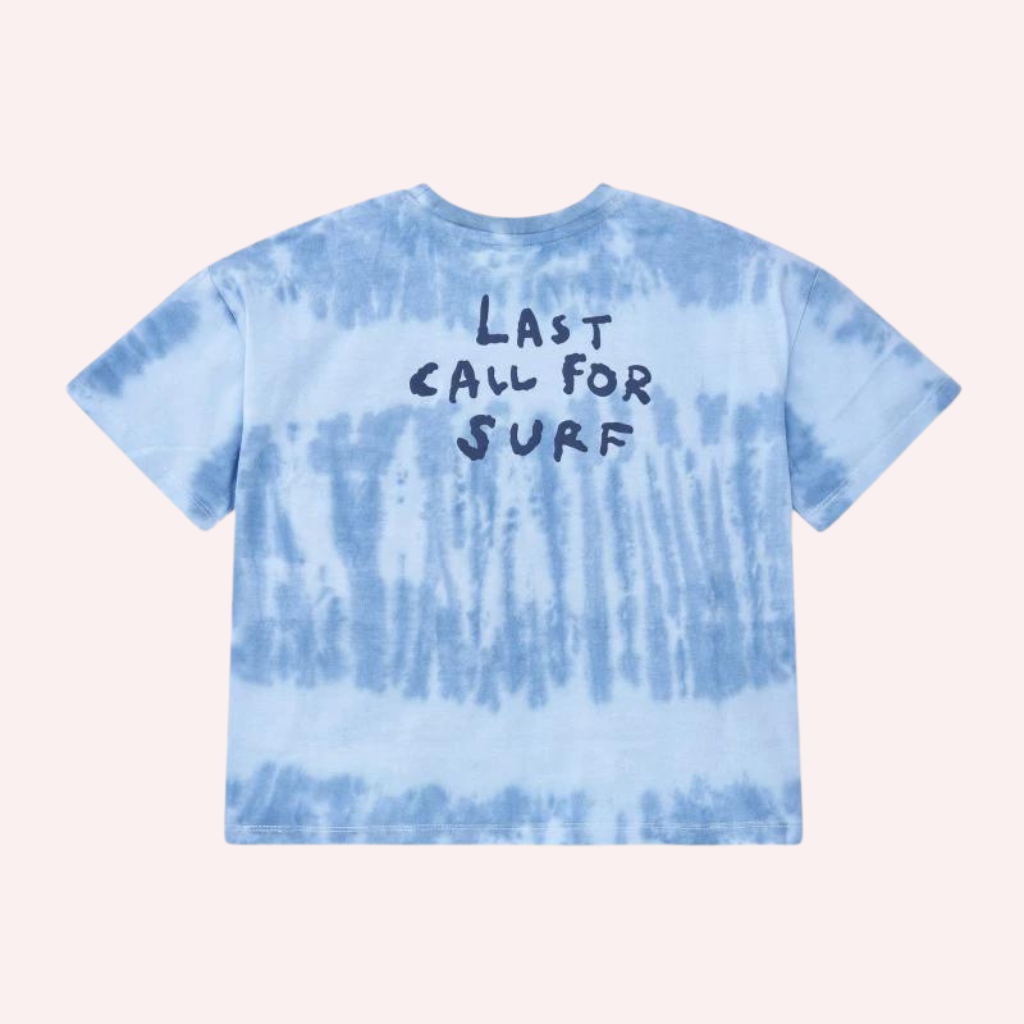 TucTuc Sons Of Fun Blue Knitted T-Shirt and Blue Twill Bermuda Shorts