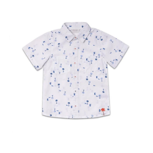 TucTuc Spring Break Poplin Short Sleeves Shirt
