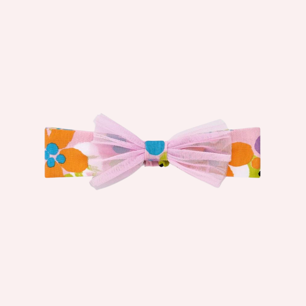 TucTuc Water Lilies Pink Knit Headband