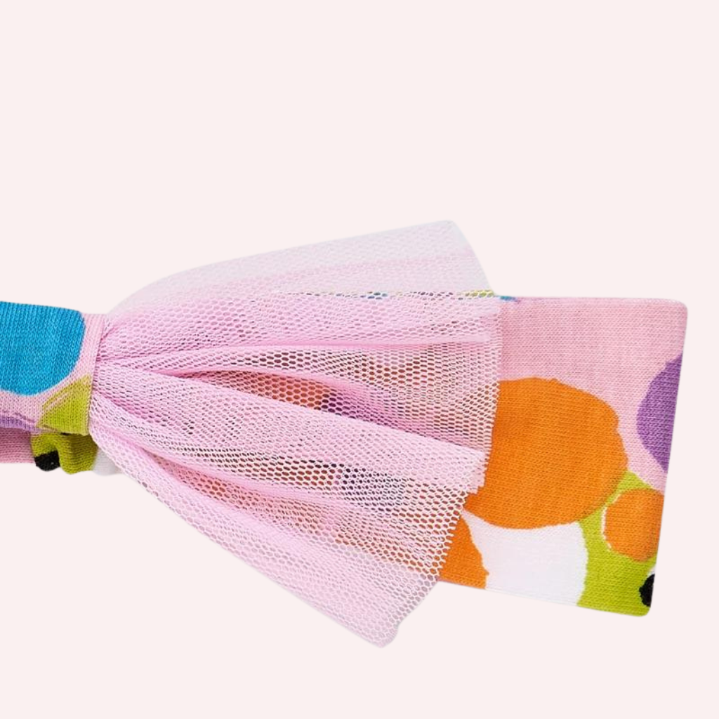 TucTuc Water Lilies Pink Knit Headband