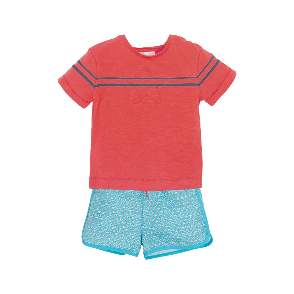 Tutto Piccolo Boys Starfish Swimsuit Set