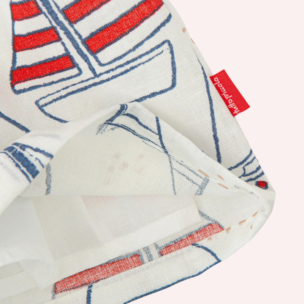 Tutto Piccolo Navy Blue Paper Boat Dressi