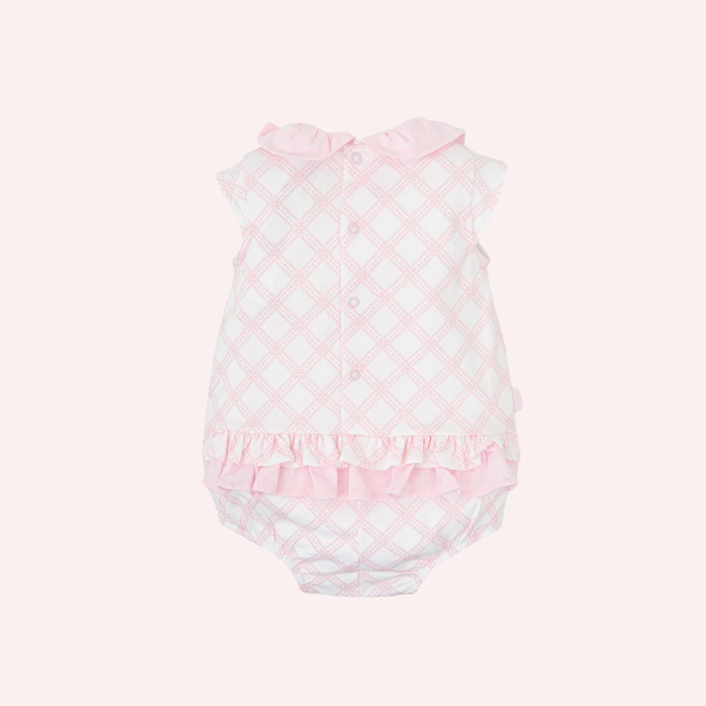 Tutto Piccolo Pink Baby Romper