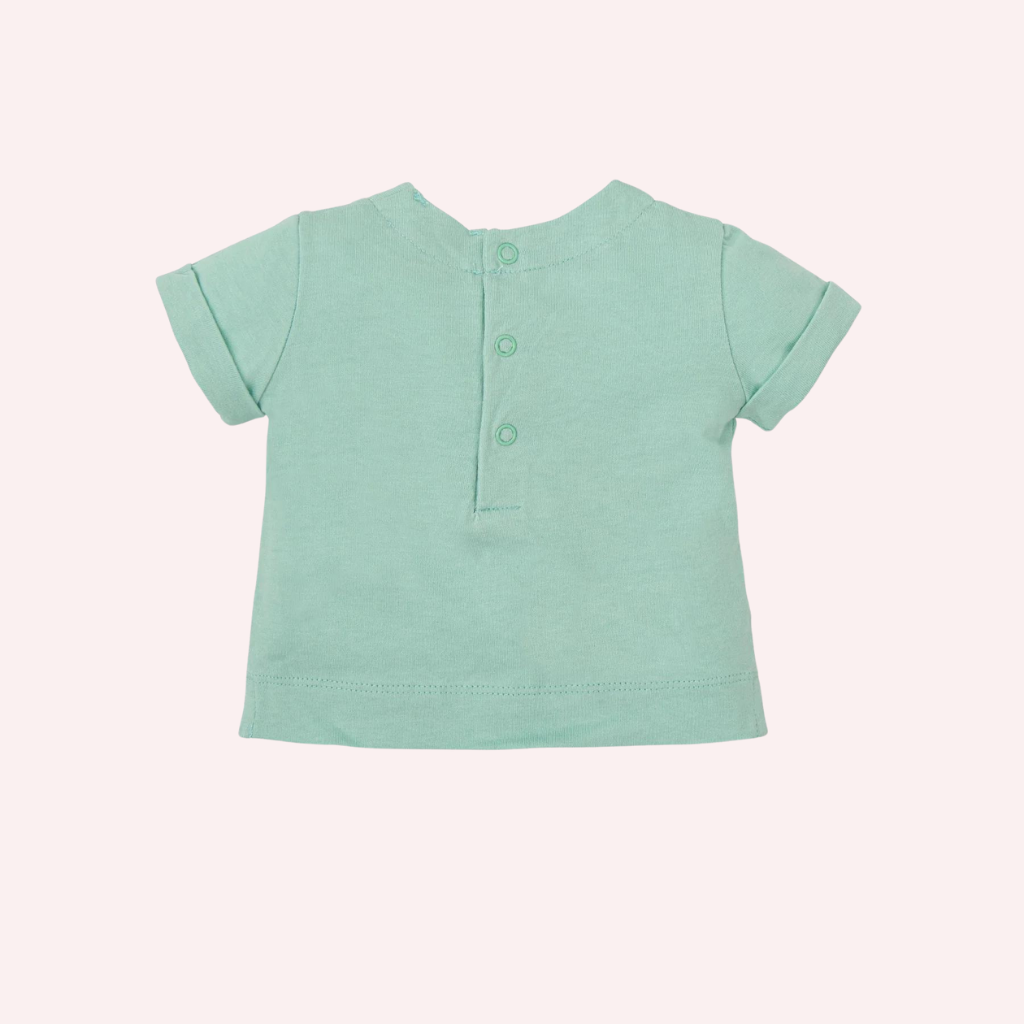 Tutto Piccolo Sea Green Sleeves Dungaree Ref. 7600S24-G01