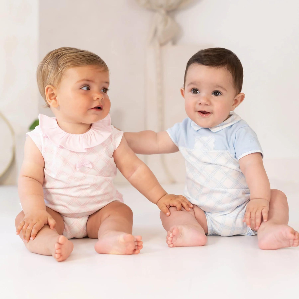 Tutto Piccolo Sky Blue Baby Romper