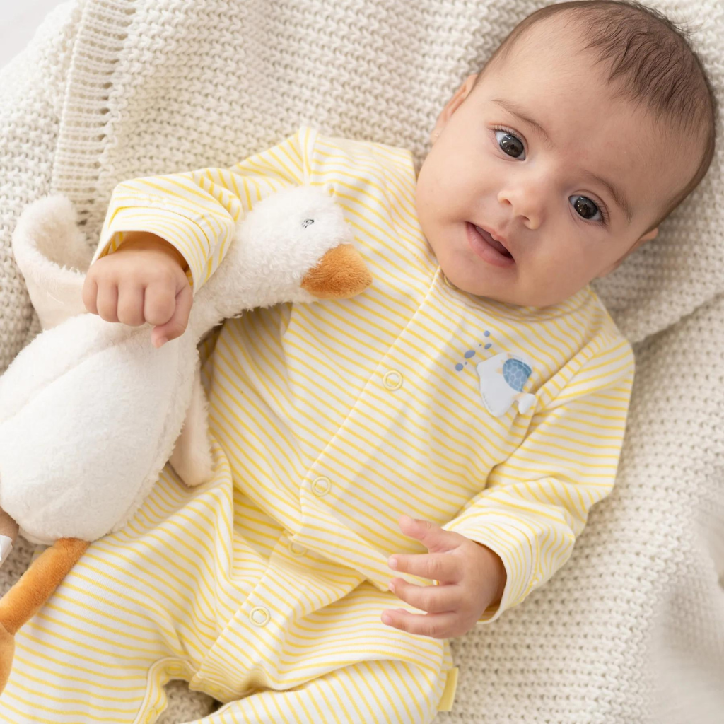 Tutto Piccolo Yellow Long Sleeves Baby Romper