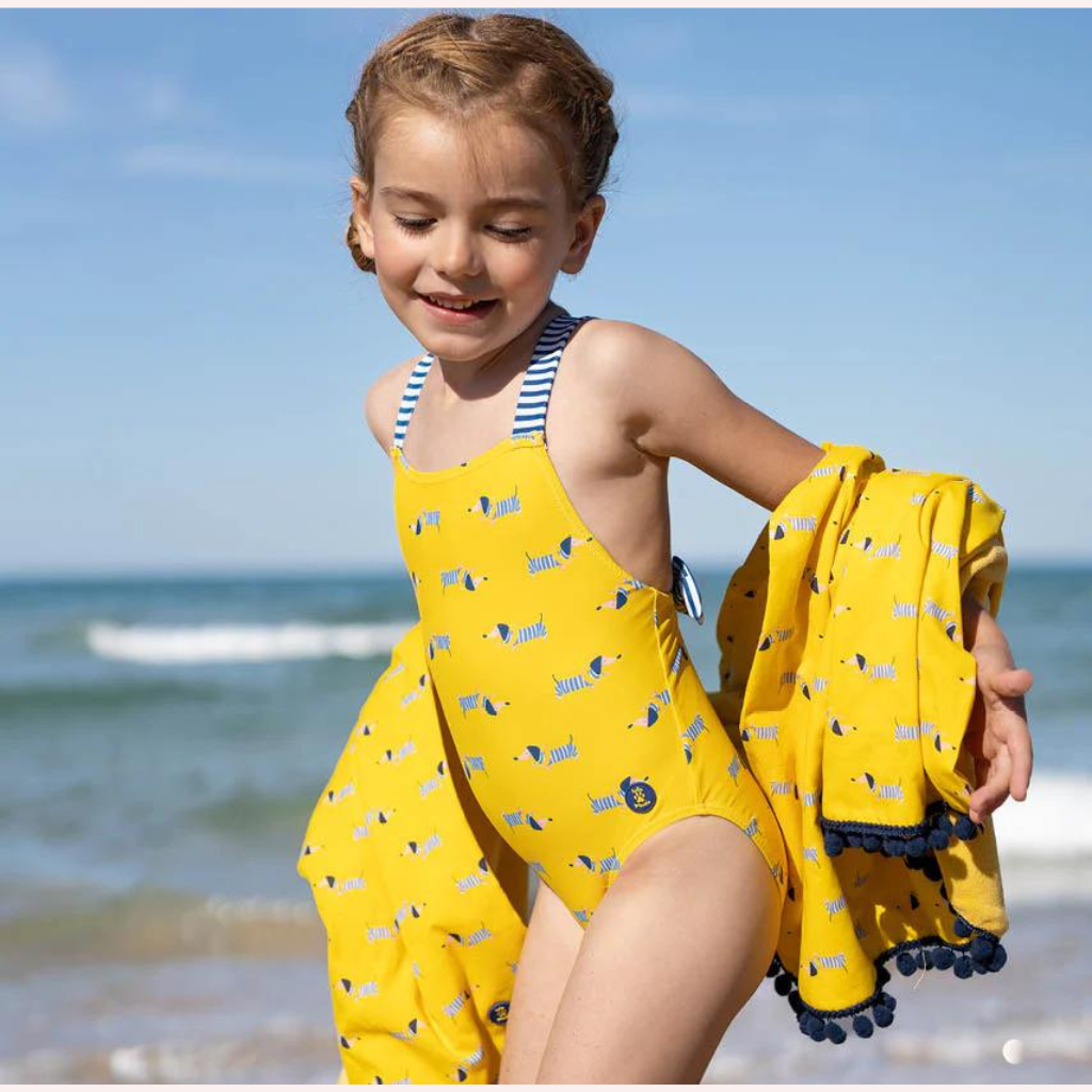 Tutto Piccolo Yellow Swimsuit