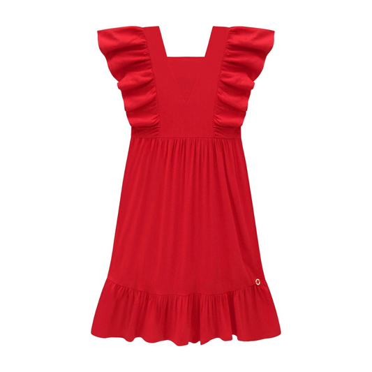 Vic & Vicky Viscose Slub Dress